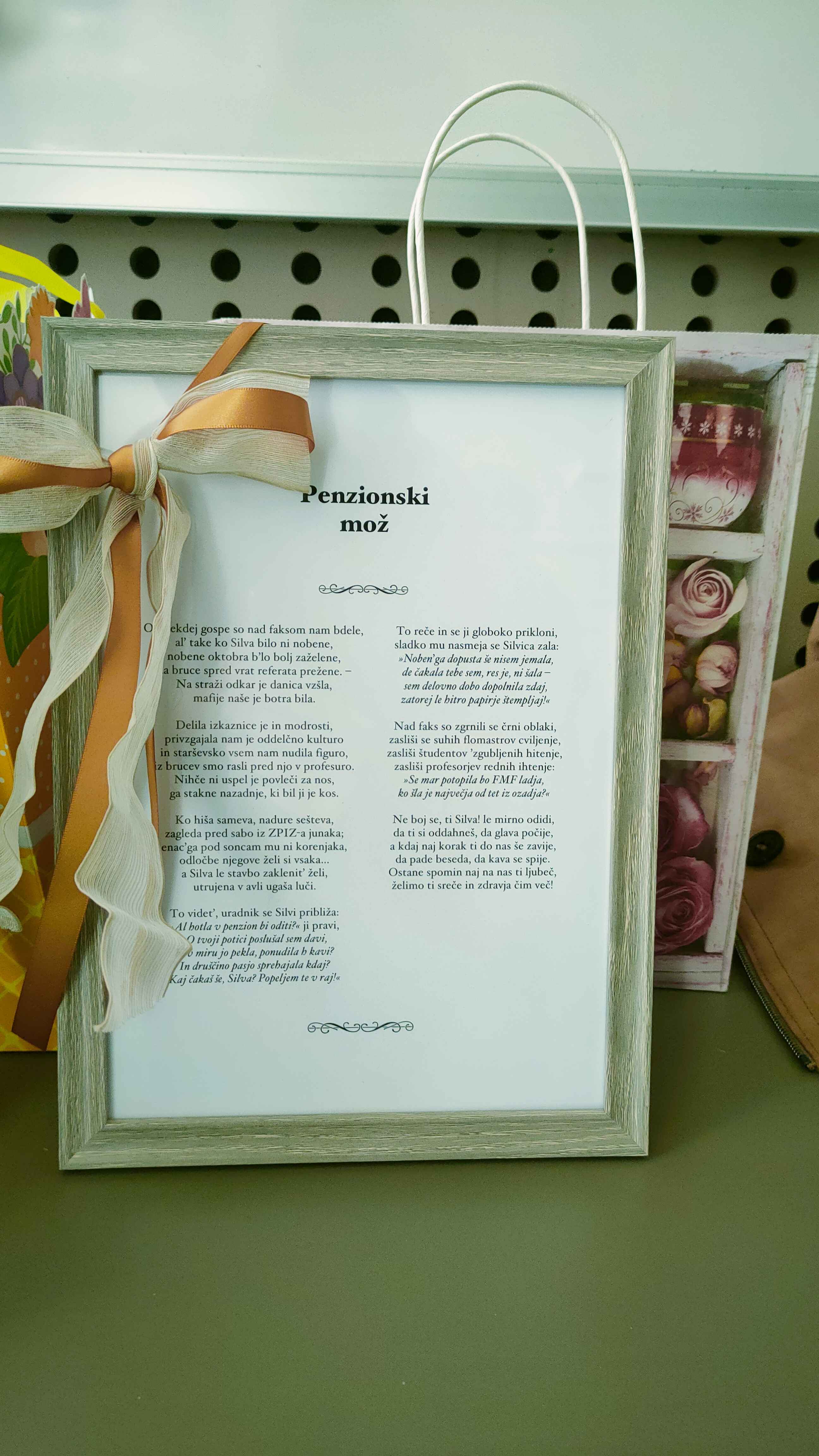 Pretnarjeva pesem za Silvo